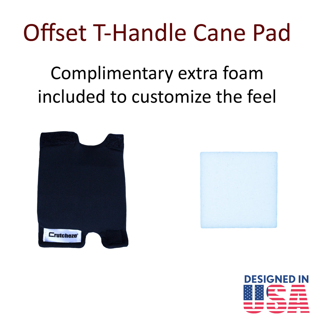Soft padded cane wrap with odor control fabric