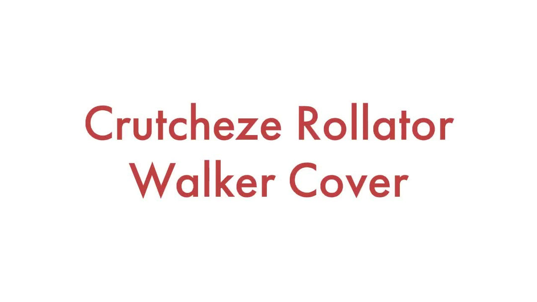 Crutcheze Rollator Walker Cover – USA-Made Seat & Backrest Cover Set – Moisture-Wicking, Machine Washable Fabric – Fits Standard Rollators
