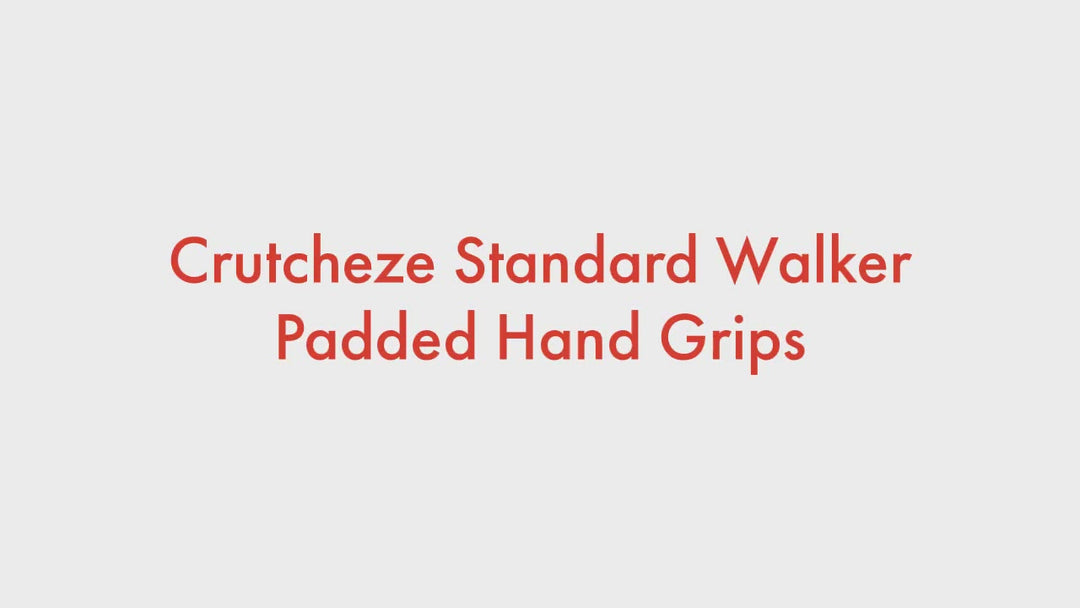 Crutcheze Walker Hand Grip Pads – Premium Foam Cushions for 2-Wheeled Walkers – Washable Handle Covers in 5 Colors – Comfort for Seniors