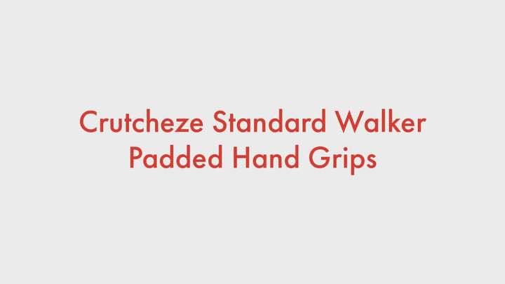 Crutcheze Walker Hand Grip Pads – Premium Foam Cushions for 2-Wheeled Walkers – Washable Handle Covers in 5 Colors – Comfort for Seniors