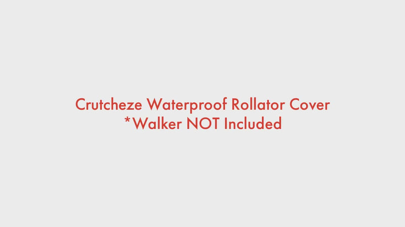 Waterproof Protective Rollator Walker Seat & Backrest Cover