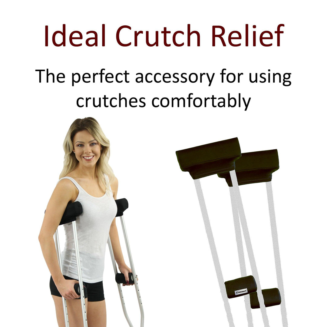 premium comfort crutch pad set by Crutcheze