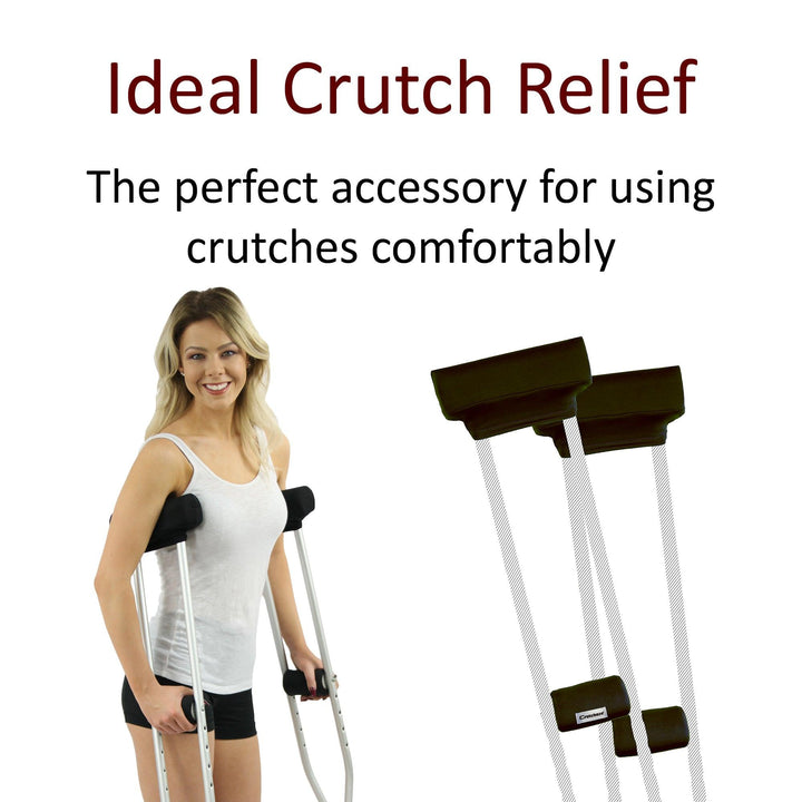 premium comfort crutch pad set by Crutcheze