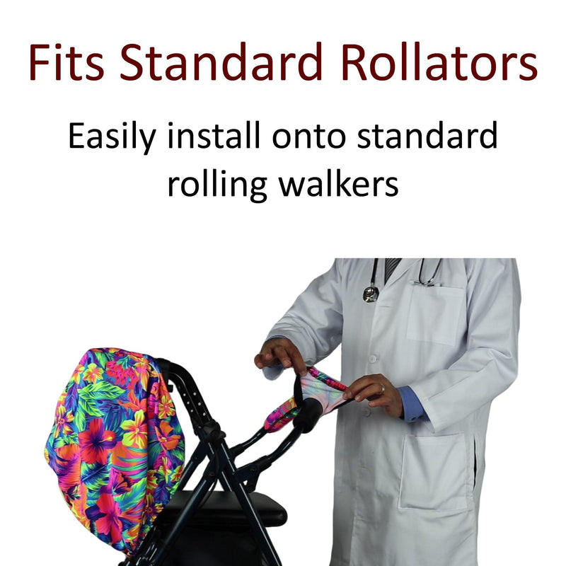 rollator lolling walker cover backrest seat