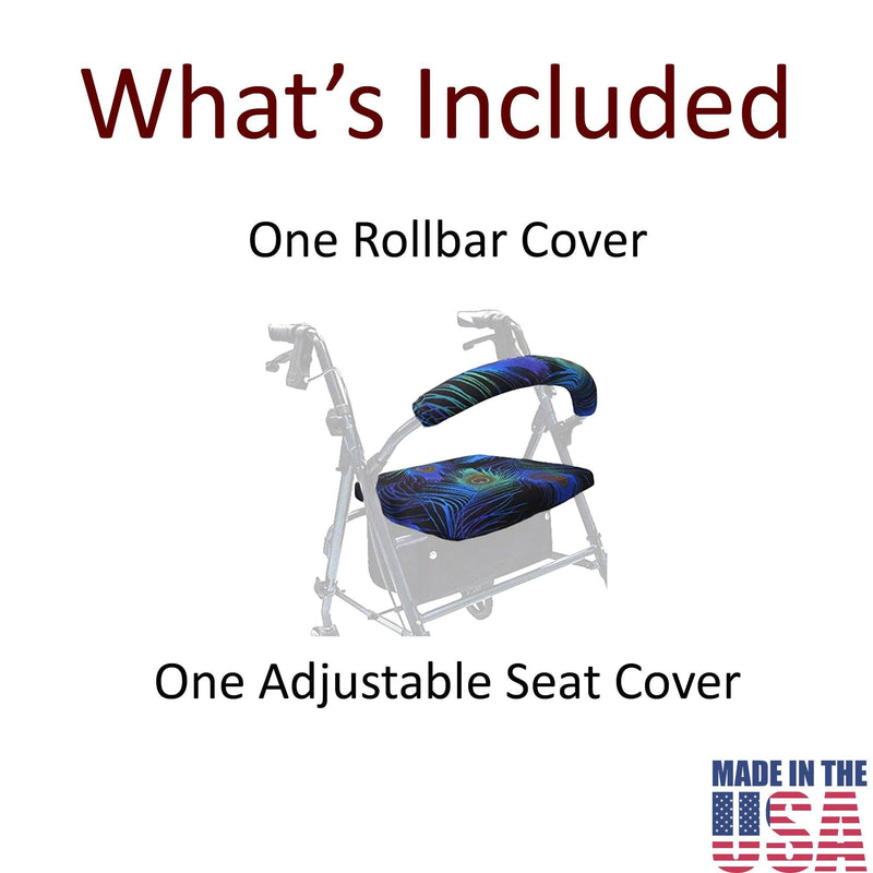 rollator lolling walker cover backrest seat