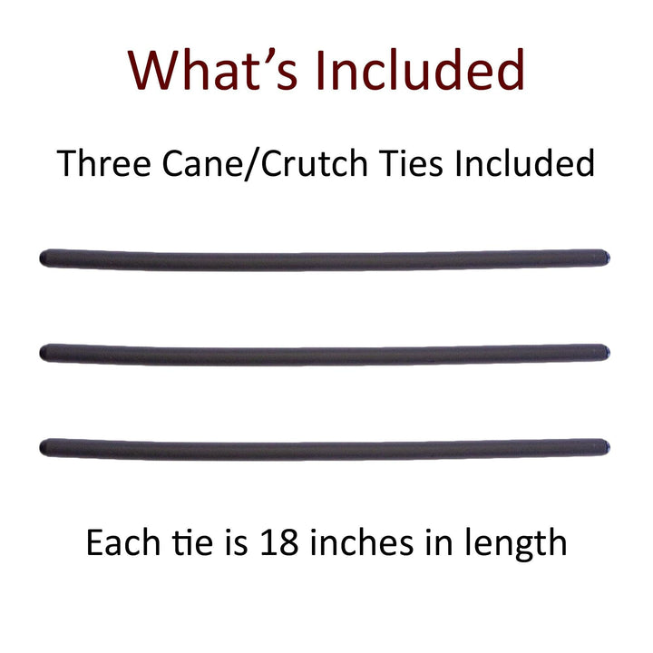 Three-pack of mobility aid holders for cane and walker